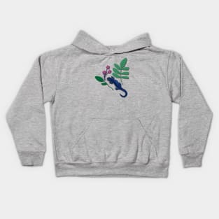 Blue Spotted Salamander Kids Hoodie